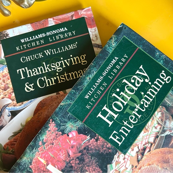 Set of Two 90s Cookbooks HOLIDAY ENTERTAINING  Williams Sonoma Kitchen Library - Picture 6 of 11